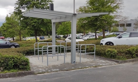 Usingen: Fahrradabstellanlagen Parkplatz In den Muckenckern