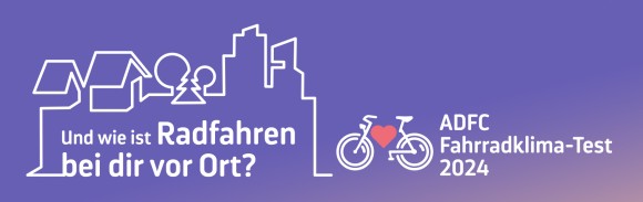 Fahrradklima-Test - Logo 2024 und Link zum Portal